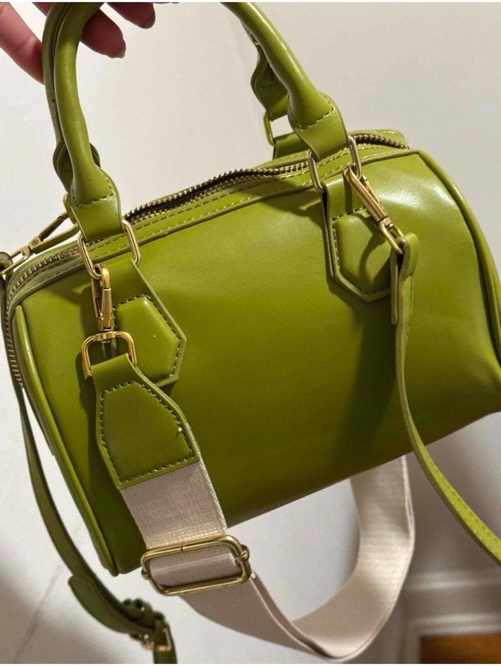 Green handbag
